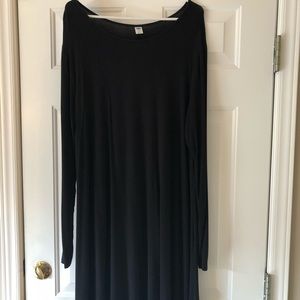 Black A-line Swing Dress from Old Navy